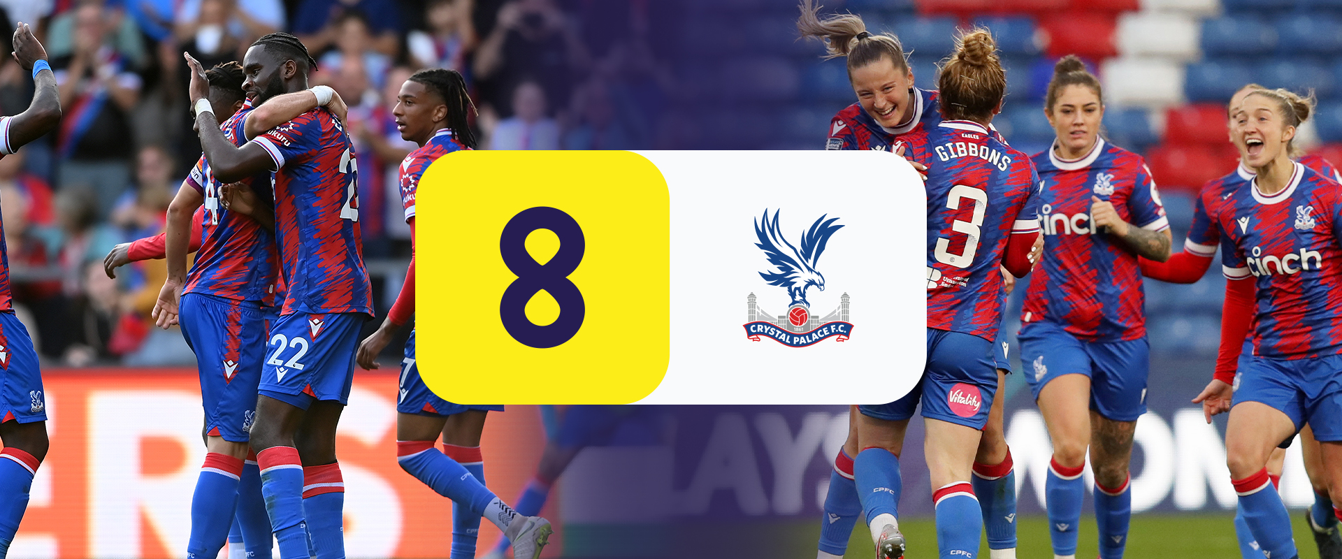 Crystal Palace F.C. has become the first football club to join WeAre8